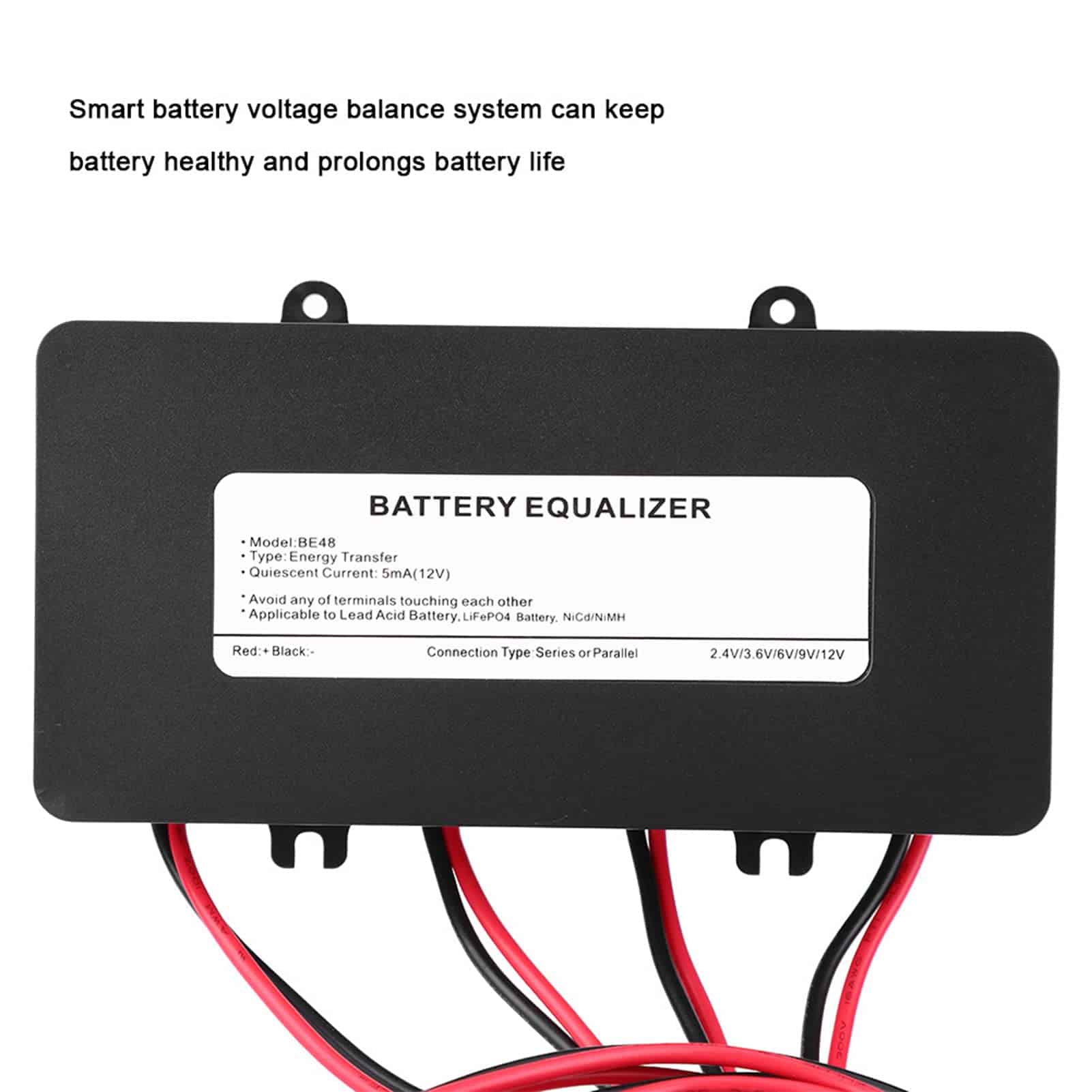 Igualador de Batería 48V Negro Sistema Solar Balancer de - Imagen 7