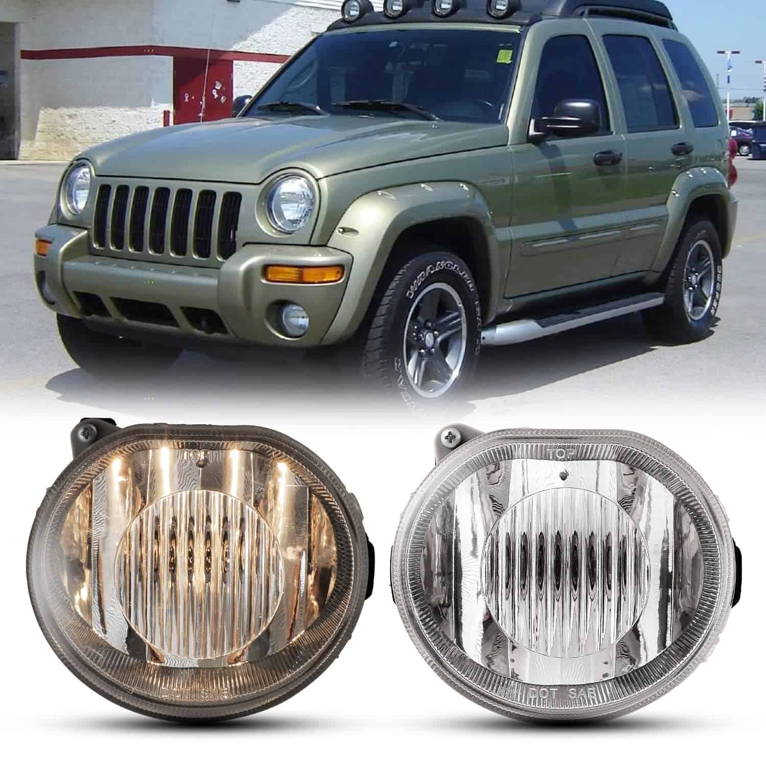 Luces de Niebla Compatibles con [2002 2003 2004 Jeep