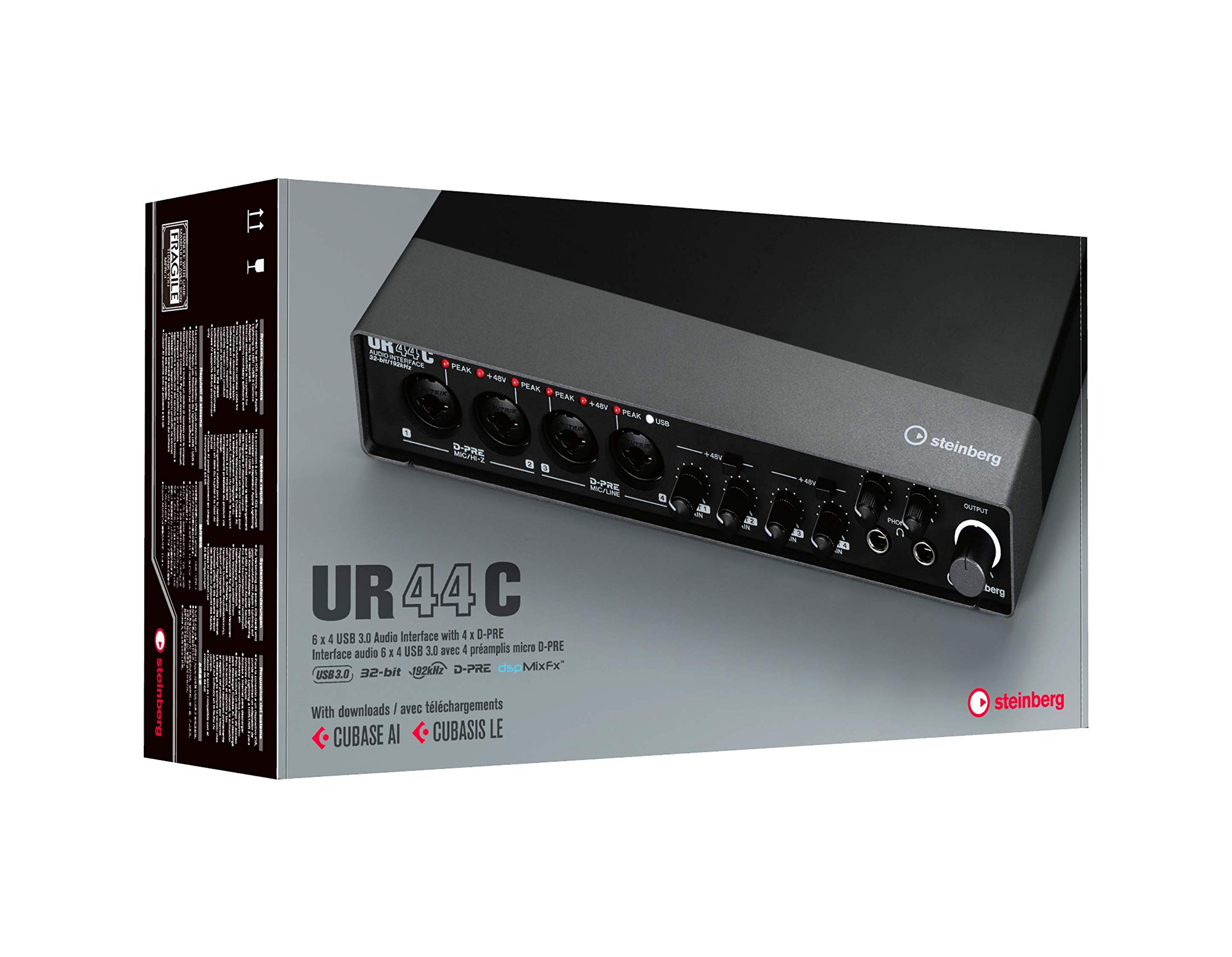 Interfaz de Audio USB 3.0 Steinberg UR44C 6x4 con Cubase AI - Imagen 3