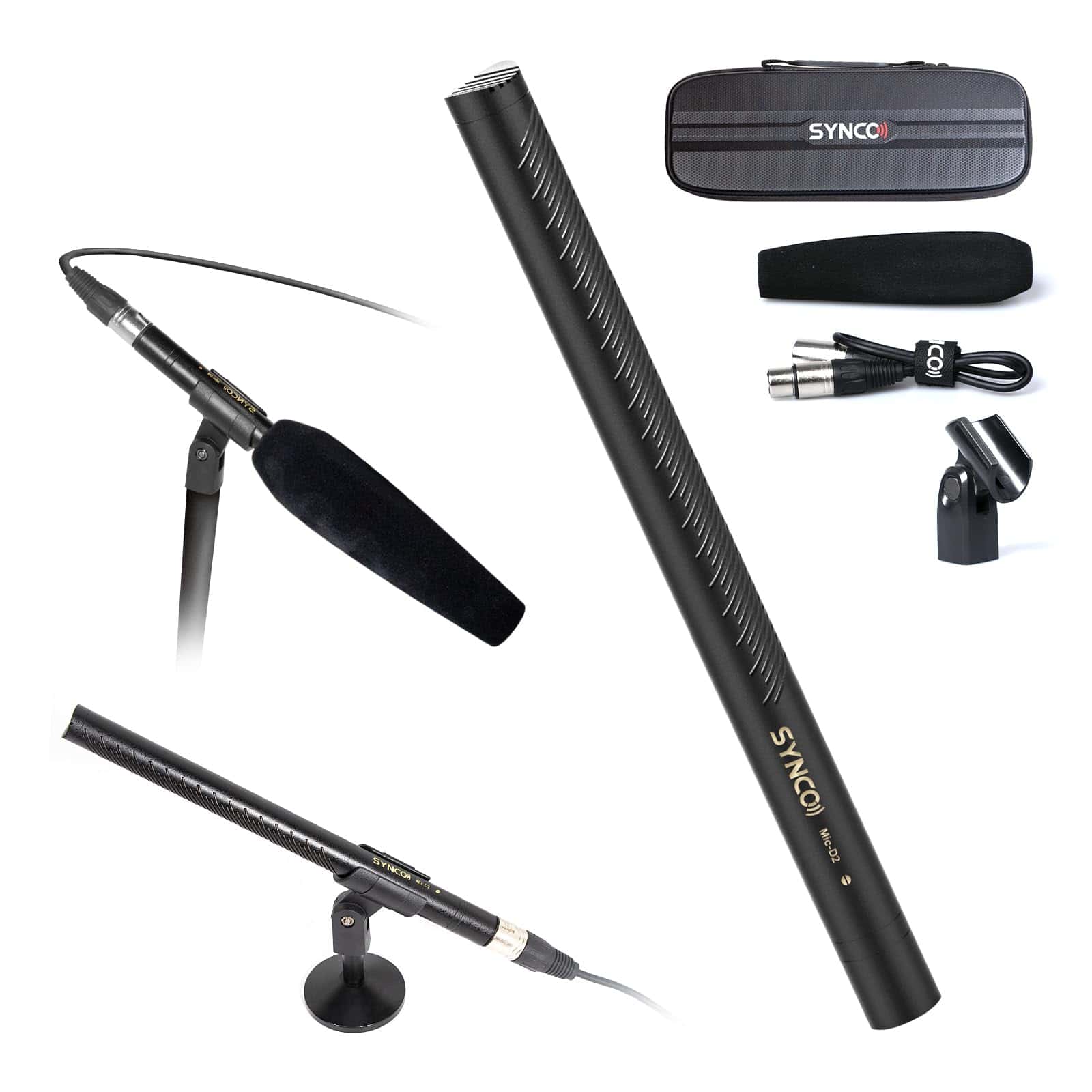 Micrófono de Cañón SYNCO XLR, Micrófono de Condensador