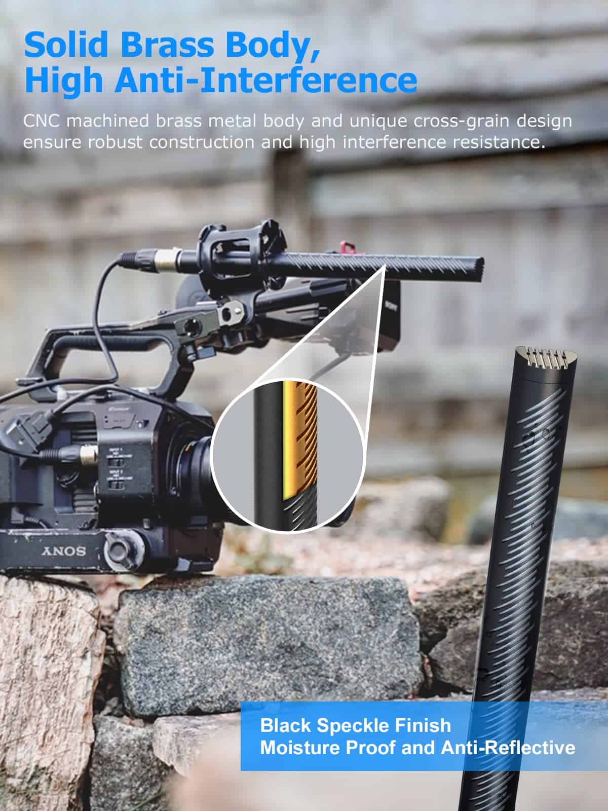 Micrófono de Cañón SYNCO XLR, Micrófono de Condensador - Imagen 7