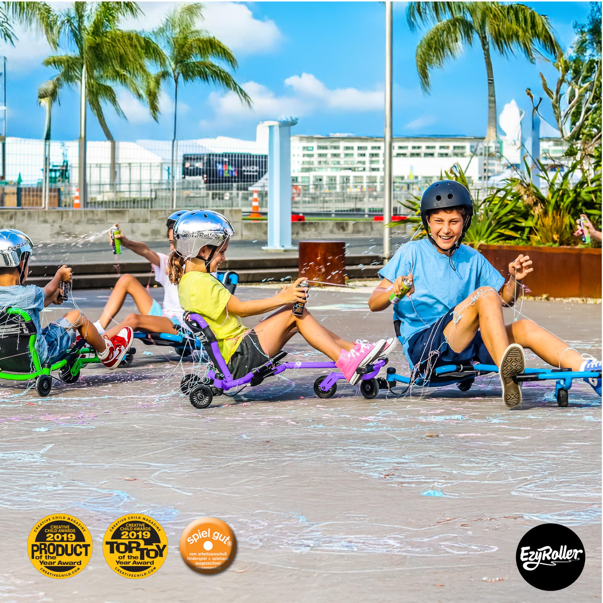 EzyRoller Drifter-X Nuevo Juguete para Montar -Morado - Imagen 7