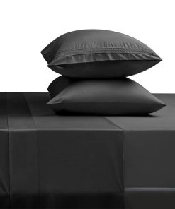 Juego de sábanas SONORO KATE de microfibra -Negro