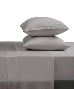 Juego de sábanas SONORO KATE de microfibra -Gris