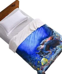 Mantas y Cobijas de Tortuga 3D para Niños, Franela