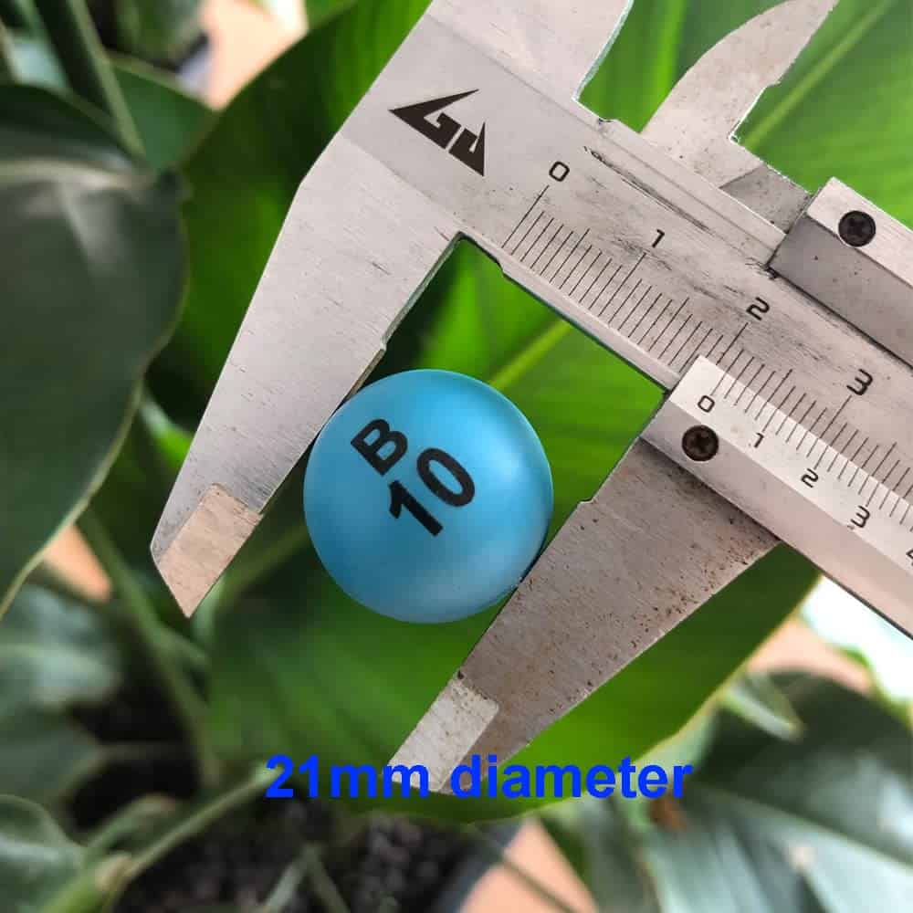 Juego de Bingo Jumbo Yuanhe - Jaula de Metal de 11 Pulgadas - Imagen 6