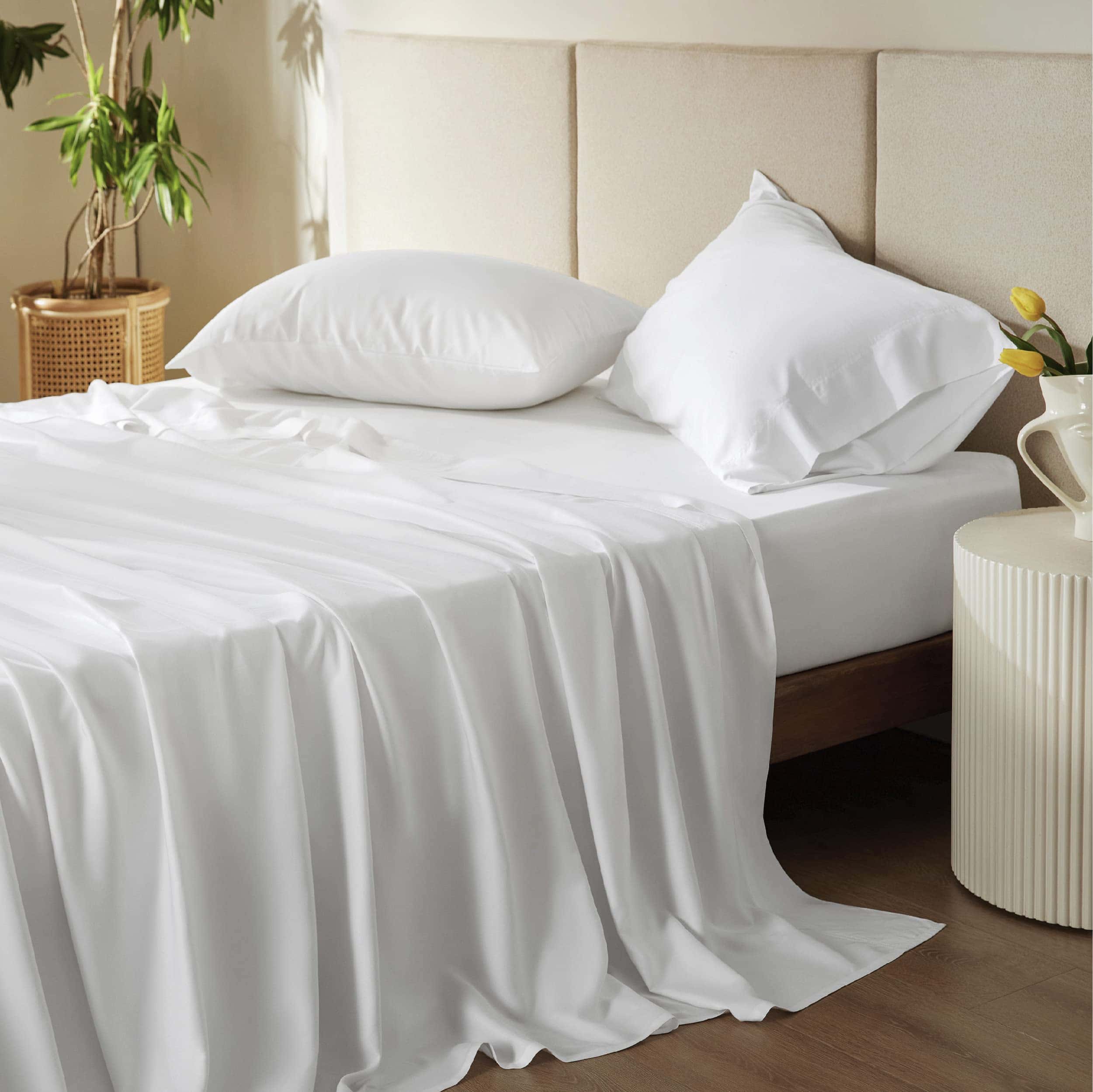 Juego de Sábanas Twin Bedsure, Juego de -Blanco