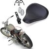 Asiento Solo de Cuero para Motocicleta con Resorte para