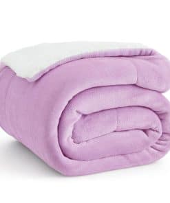 Manta de Sherpa Fleece de Bedsure para Cama Individual -