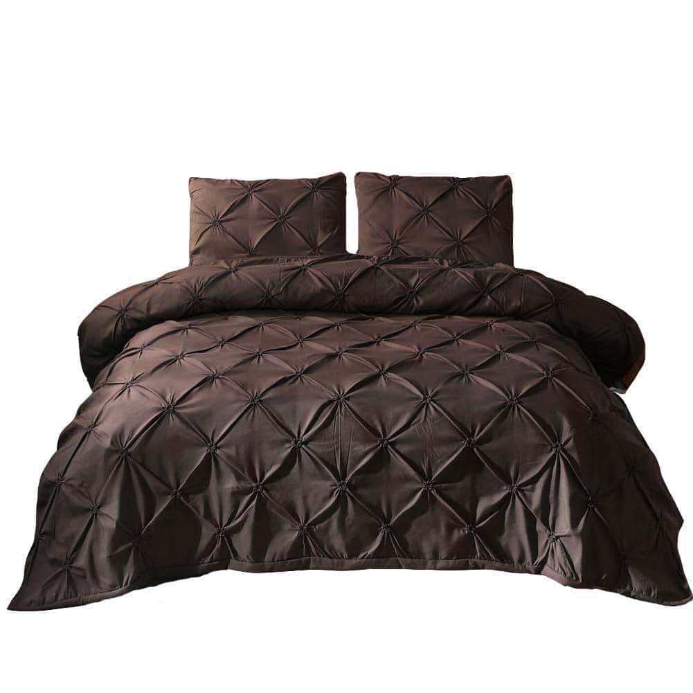 Juego de Funda Nórdica Plisada Feelyou Tamaño King 3 Piezas - Imagen 9