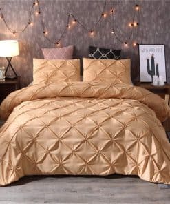 Set de Ropa de Cama Plisado Feelyou Tamaño Completo Funda