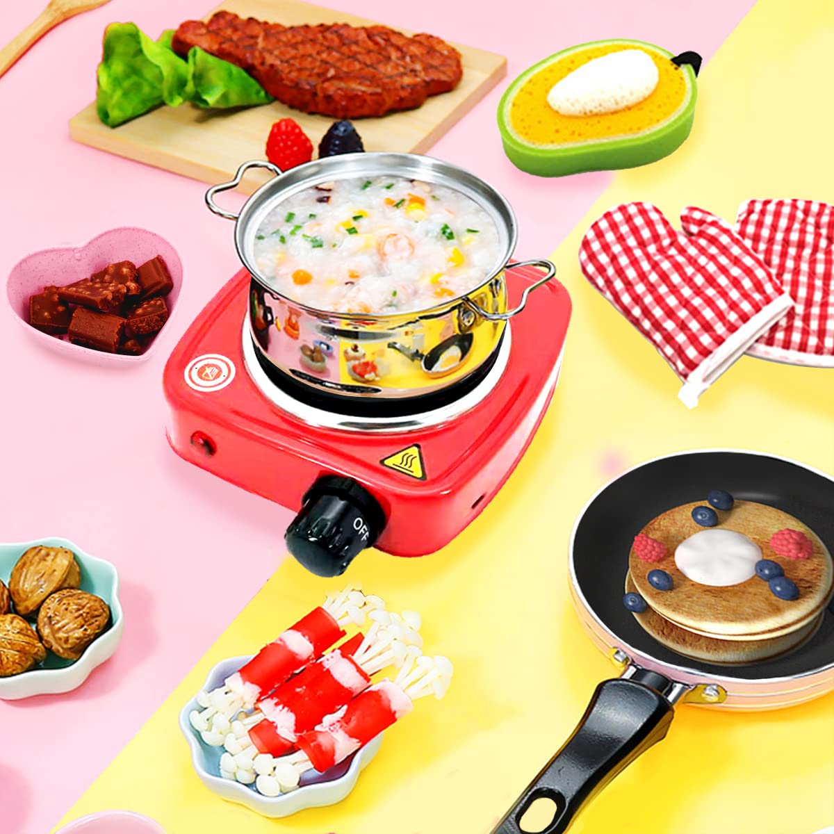 Set de Cocina para Niños Montessori 22 Piezas - Juego Real - Imagen 3