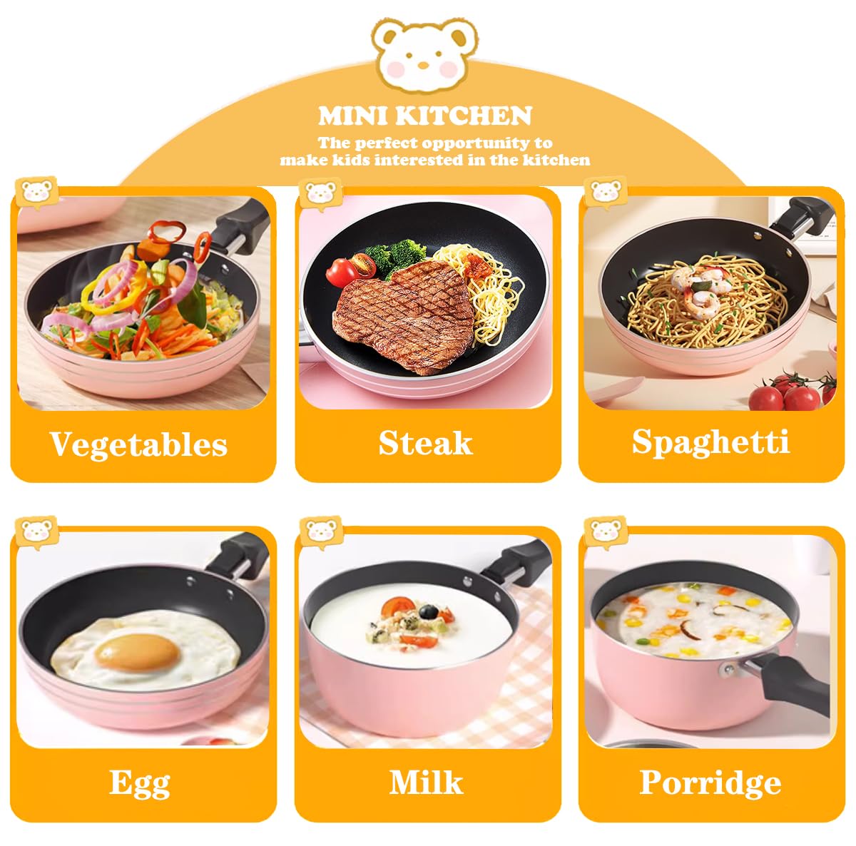 Set de Cocina Real para Niños BABYHORSE - Mini Estufa - Imagen 5