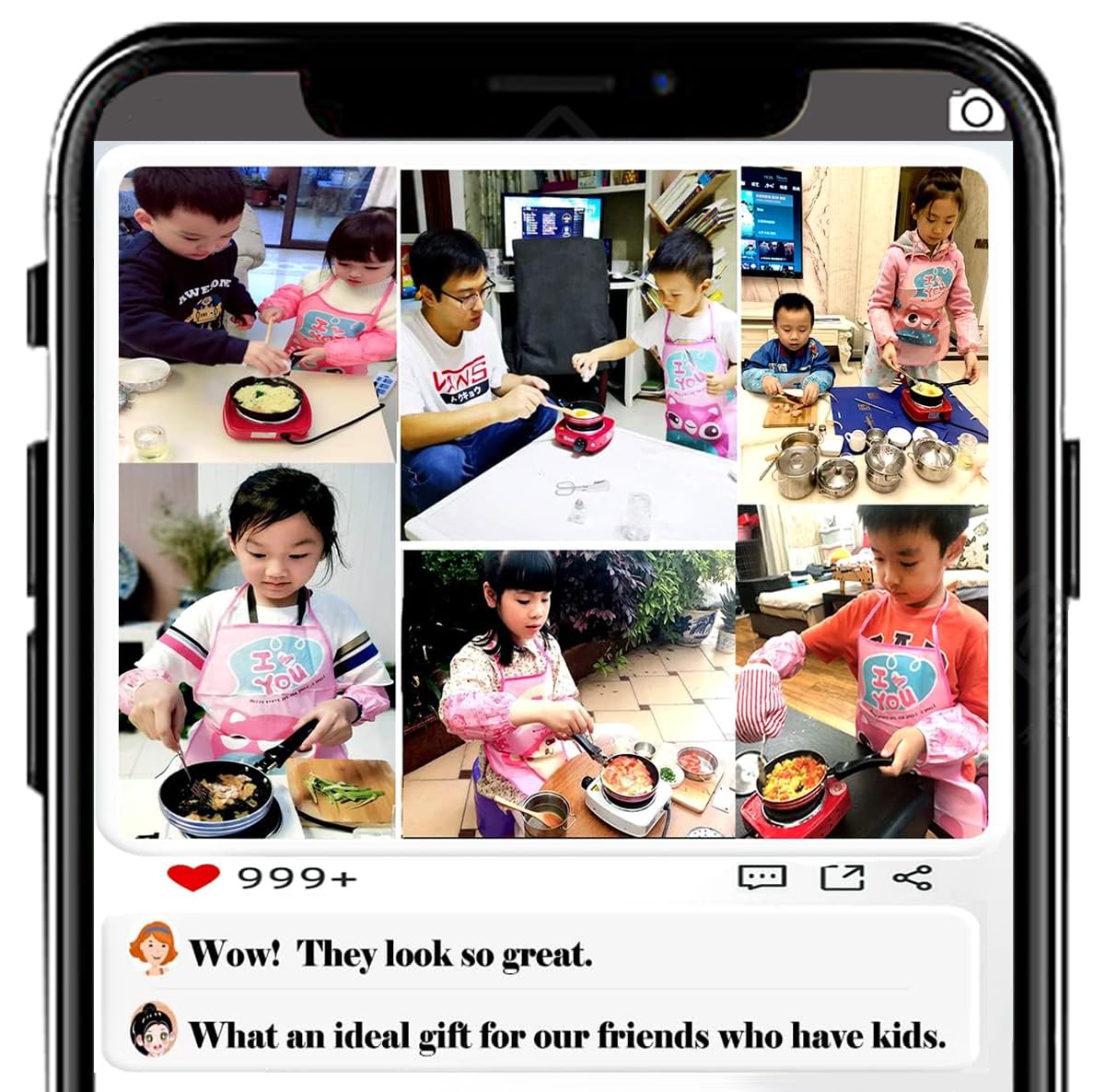 Set de Cocina Real para Niños BABYHORSE - Mini Estufa - Imagen 4