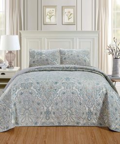 Juego de Colchas de Terciopelo de 3 Piezas para Cama Tamaño