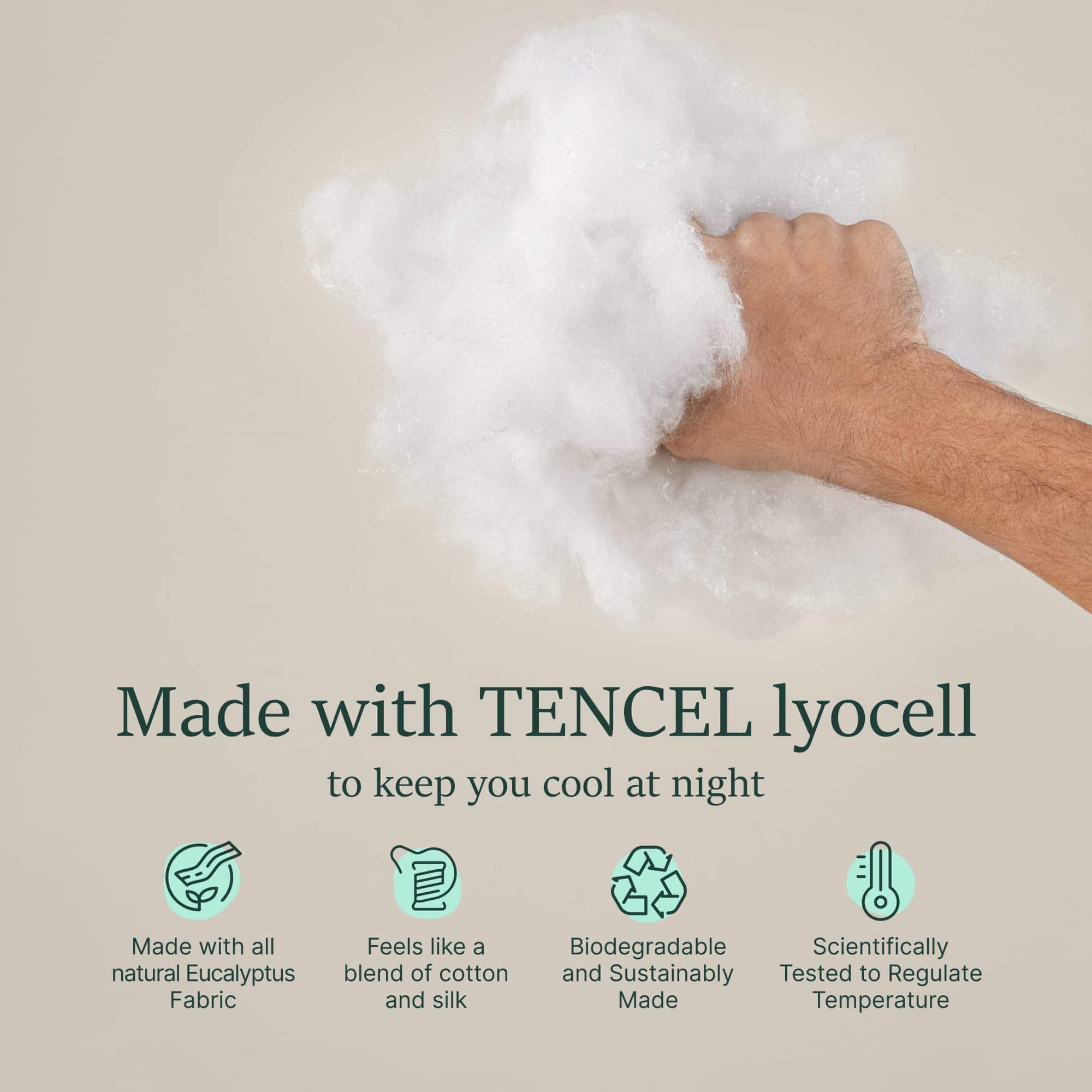 Set de 2 almohadas Buffy Cloud - Frescas al tacto, relleno - Imagen 6