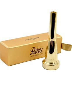 Boquilla de trompeta Bb 1C bañada en oro Paititi