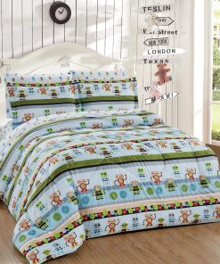 Set de Ropa de Cama de 7 Piezas con Estampado de Robots