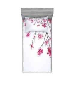 Juego de Sábana Ajustable y Funda de -Dimgray Negro