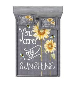 Lunarable You are My Sunshine Juego de Sábana Ajustable y