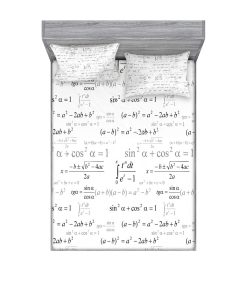 Juego de sábana ajustada y funda de almohada Lunarable Back