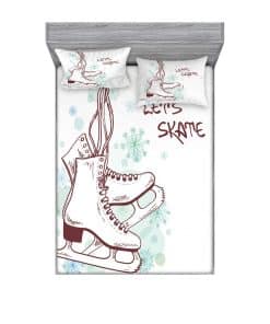 Lunarable Juego de Sábana Ajustable y Fundas de Almohada de