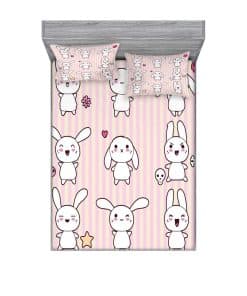 Juego de Sábana Ajustable y Fundas de Almohada Lunarable,