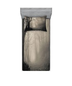 Juego de sábana ajustable y funda de almohada gótica