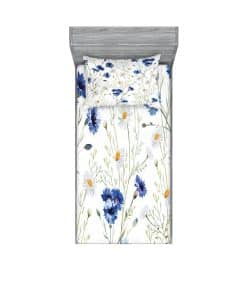 Juego de Sábana Ajustable y Funda de -Verde Marigold