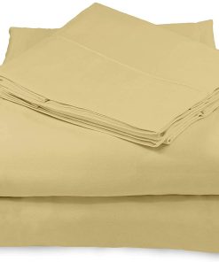 Juego de 2 sábanas ajustables 100% algodón jersey tricotado