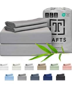 Juego de sábanas de tamaño completo Tafts -Gris espacio