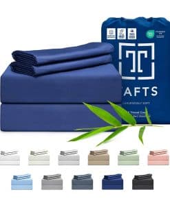 Juego de sábanas 100% viscosa derivada del bambú para cama