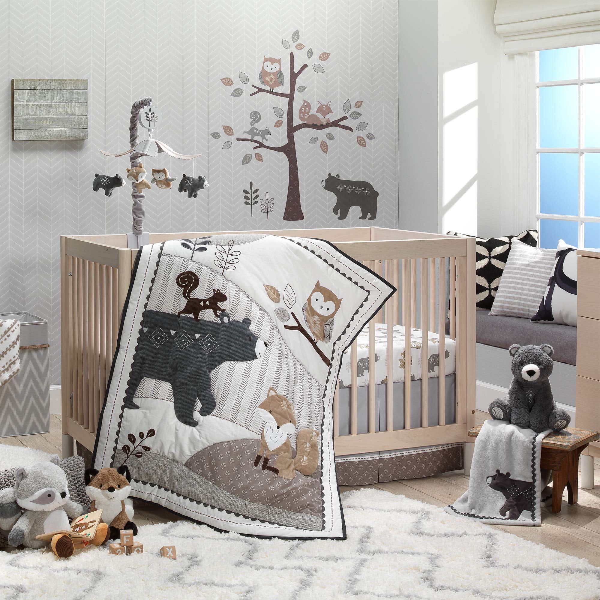 Juego de Ropa de Cuna para Bebé de 5 Piezas Lambs & Ivy
