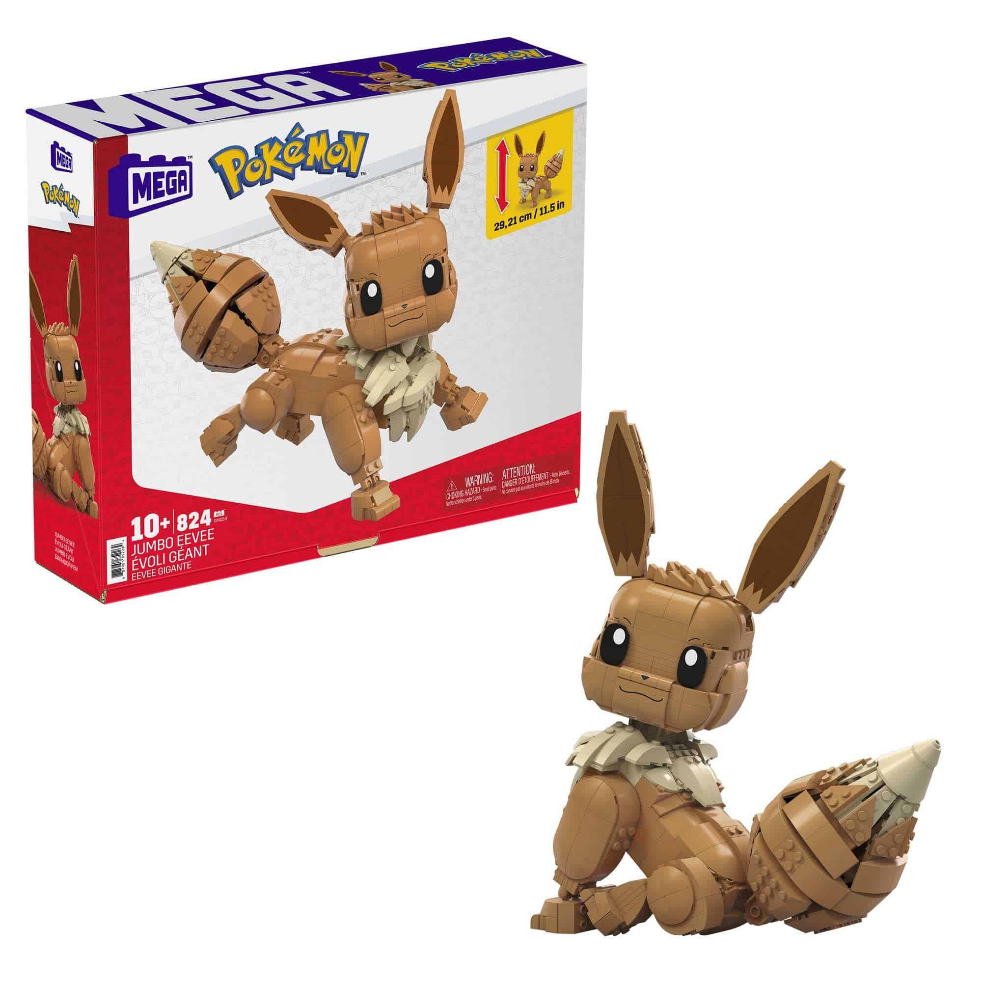 Set de juguetes de construcción Mega Pok�mon Jumbo Eevee