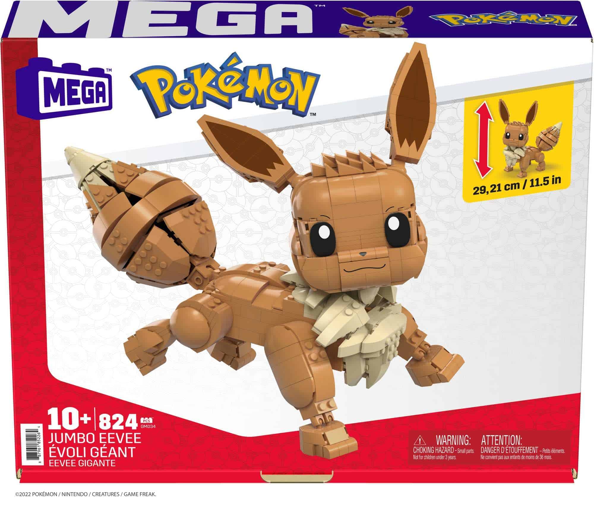 Set de juguetes de construcción Mega Pok�mon Jumbo Eevee - Imagen 7