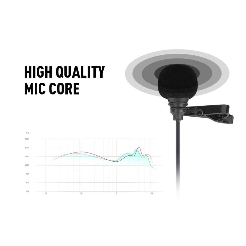 Sistema de Micrófono Inalámbrico Debra Audio Pro UHF de 4 - Imagen 6