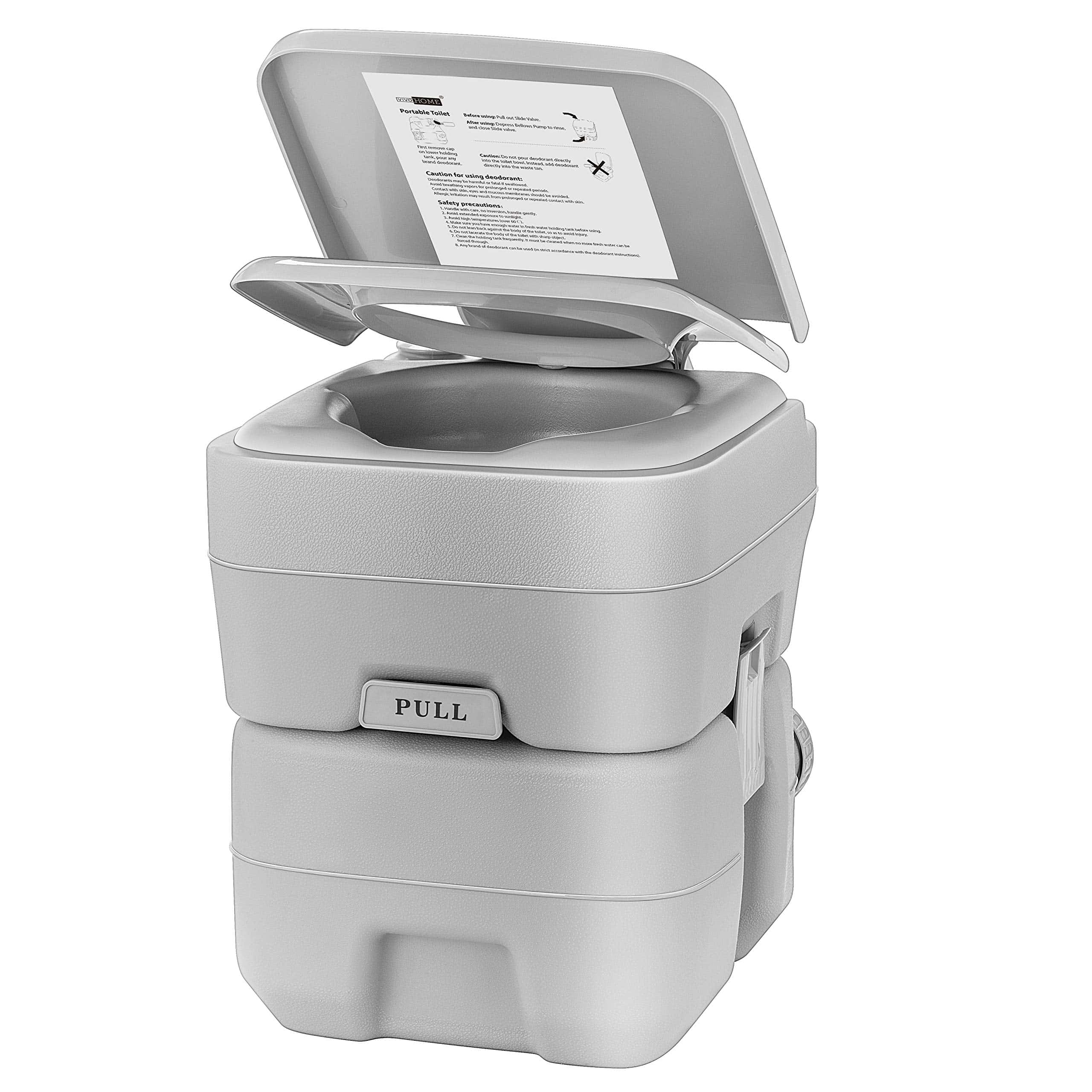 VIVOHOME Tanque de desechos portátil de 5.3 galones para