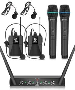 Sistema de micrófono inalámbrico Debra Audio -con 2 micrófon