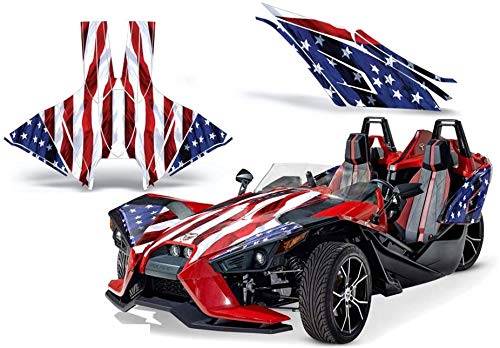 Kit de Pegatinas de Recorte Gráfico AMR Racing para Polaris