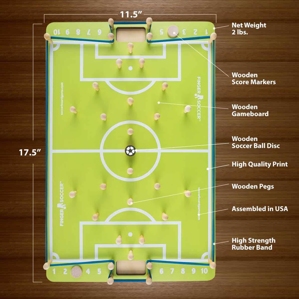 Juego de Fútbol de Mesa - Juego de Fútbol Rápido de 2 - Imagen 4