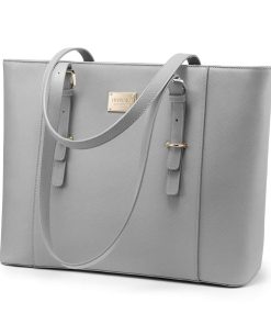 Bolso para Laptop LOVEVOOK para Mujer, Bolsa de Cuero