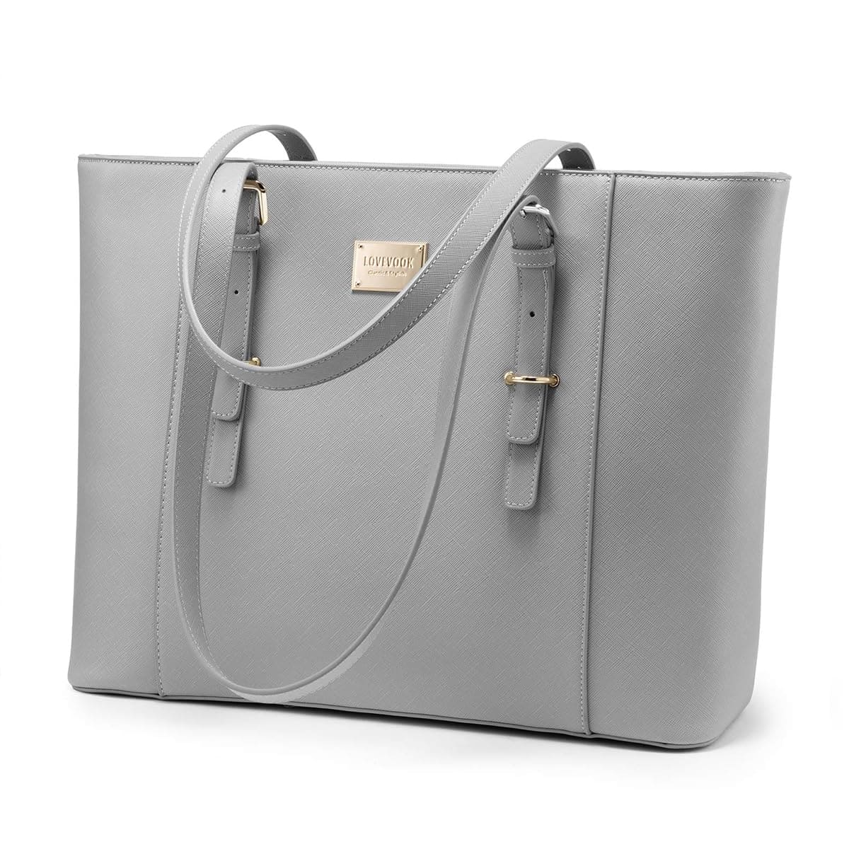 Bolso para Laptop LOVEVOOK para Mujer, Bolsa de Cuero