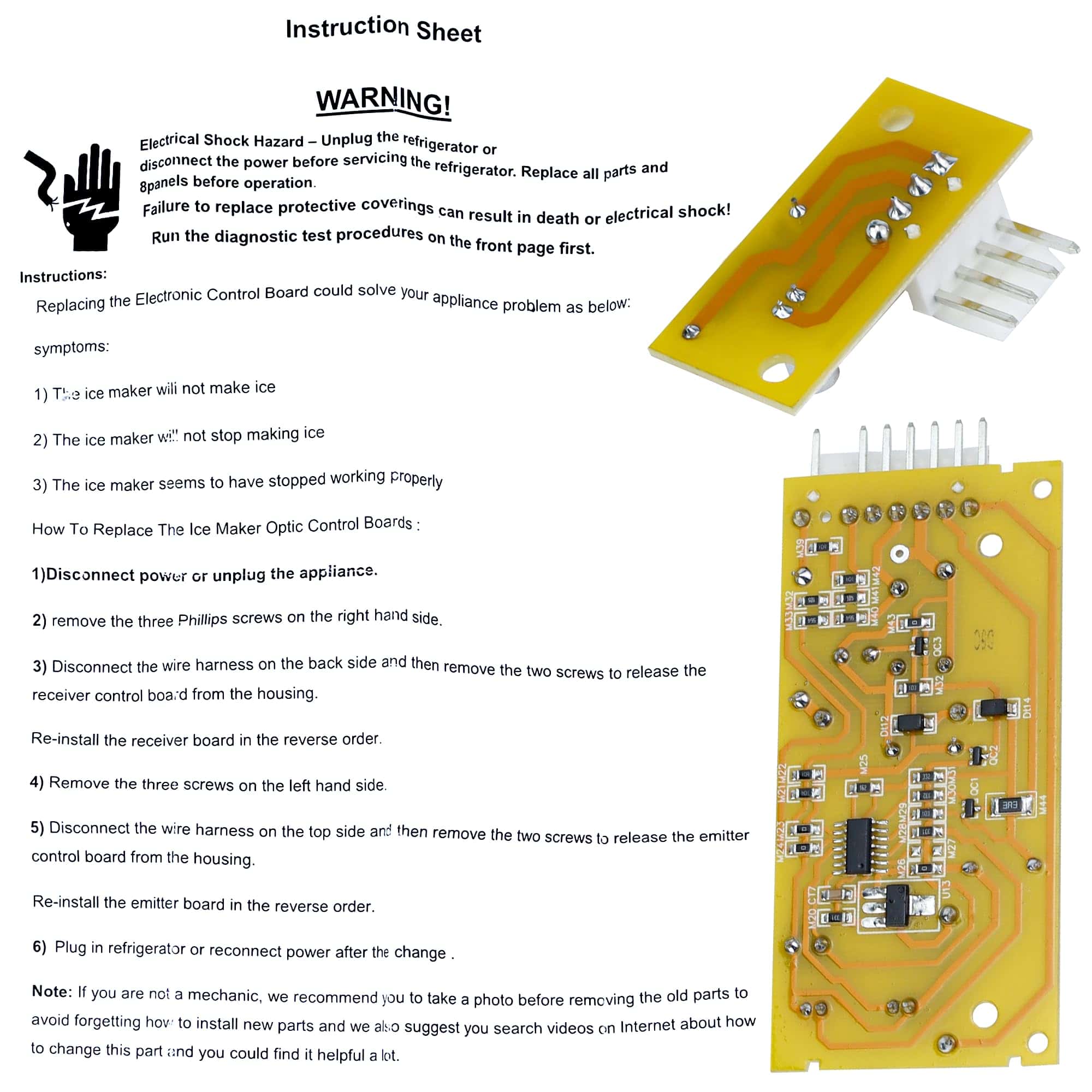 Kit de placa de control de sensor de emisor de máquina de - Imagen 5
