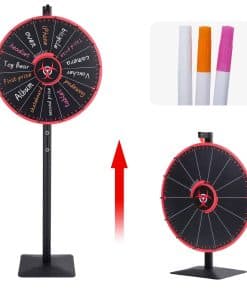 Ruleta de Premios de 24 Pulgadas con 14 Espacios de Color,