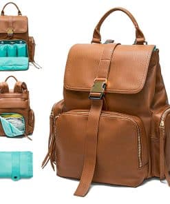 MOMINSIDE Mochila para Pañales con 14 Bolsillos, Bolso de