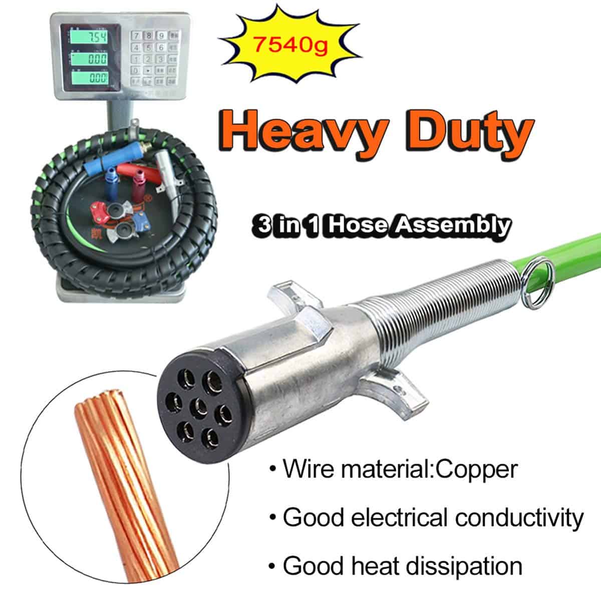 KIT DE LÍNEAS DE AIRE PARA CAMIÓN SEMINUEVO 15FT 3 en 1 - Imagen 3