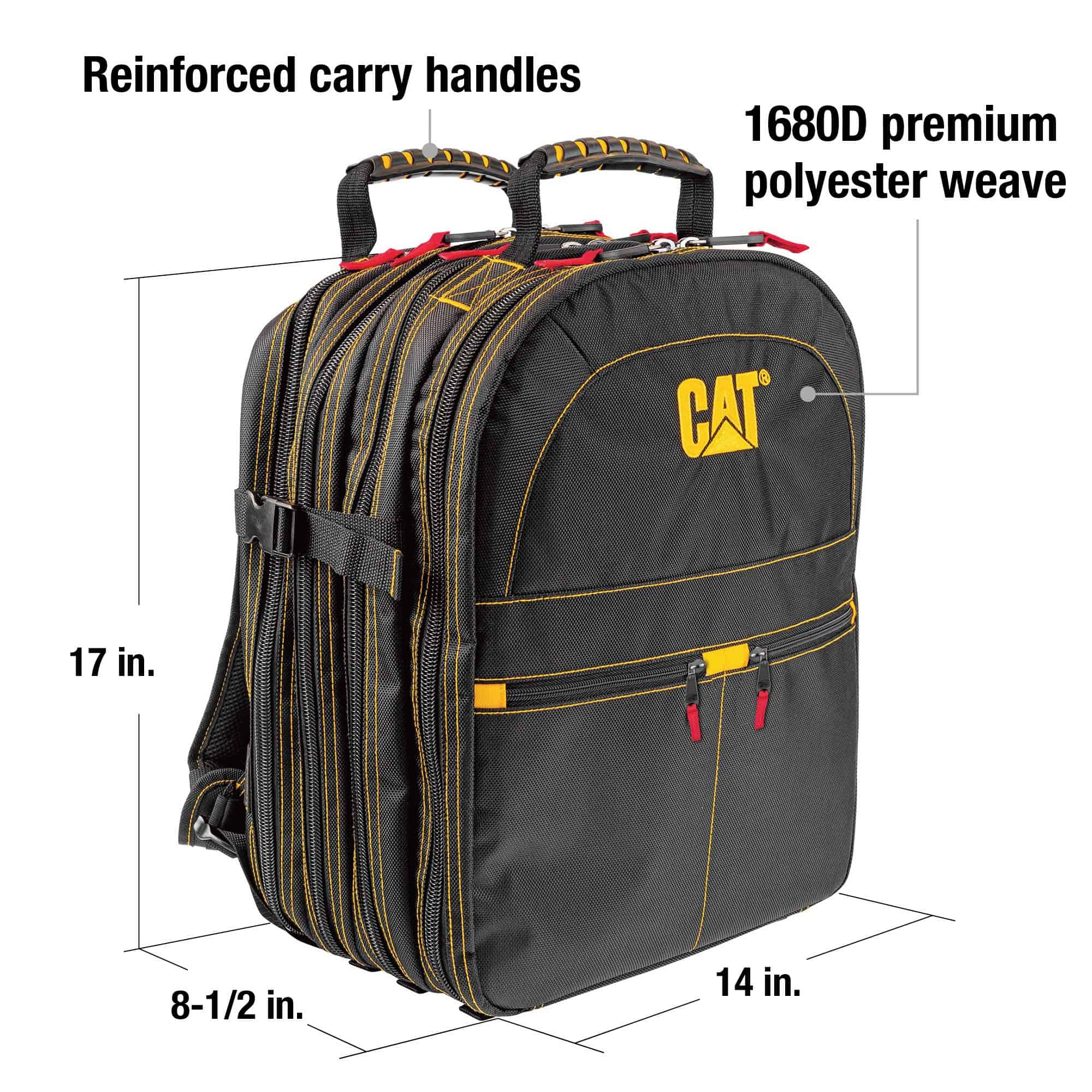 Mochila para herramientas Cat 17 pulgadas Pro - 240052, - Imagen 3