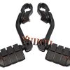 Pisapies Universal para Motocicleta Crash Bar Foot Pegs