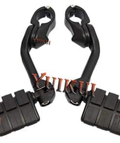 Pisapies Universal para Motocicleta Crash Bar Foot Pegs