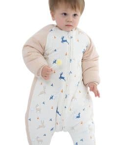 Saco de Dormir de Algodón Transpirable de Invierno para
